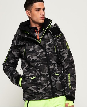 Superdry Ultimate Snow Rescue Férfi Kabát Camo | DPTIB4761